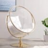 Melrose Transparent Bubble Glass Swing Chair Star Home Furniture