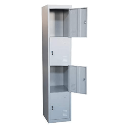 4-Door Steel Locker Cabinet Star Home Furniture