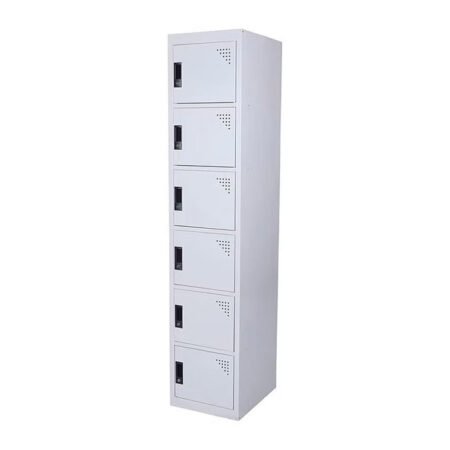 6-Door Locker Steel Cabinet Star Home Furniture