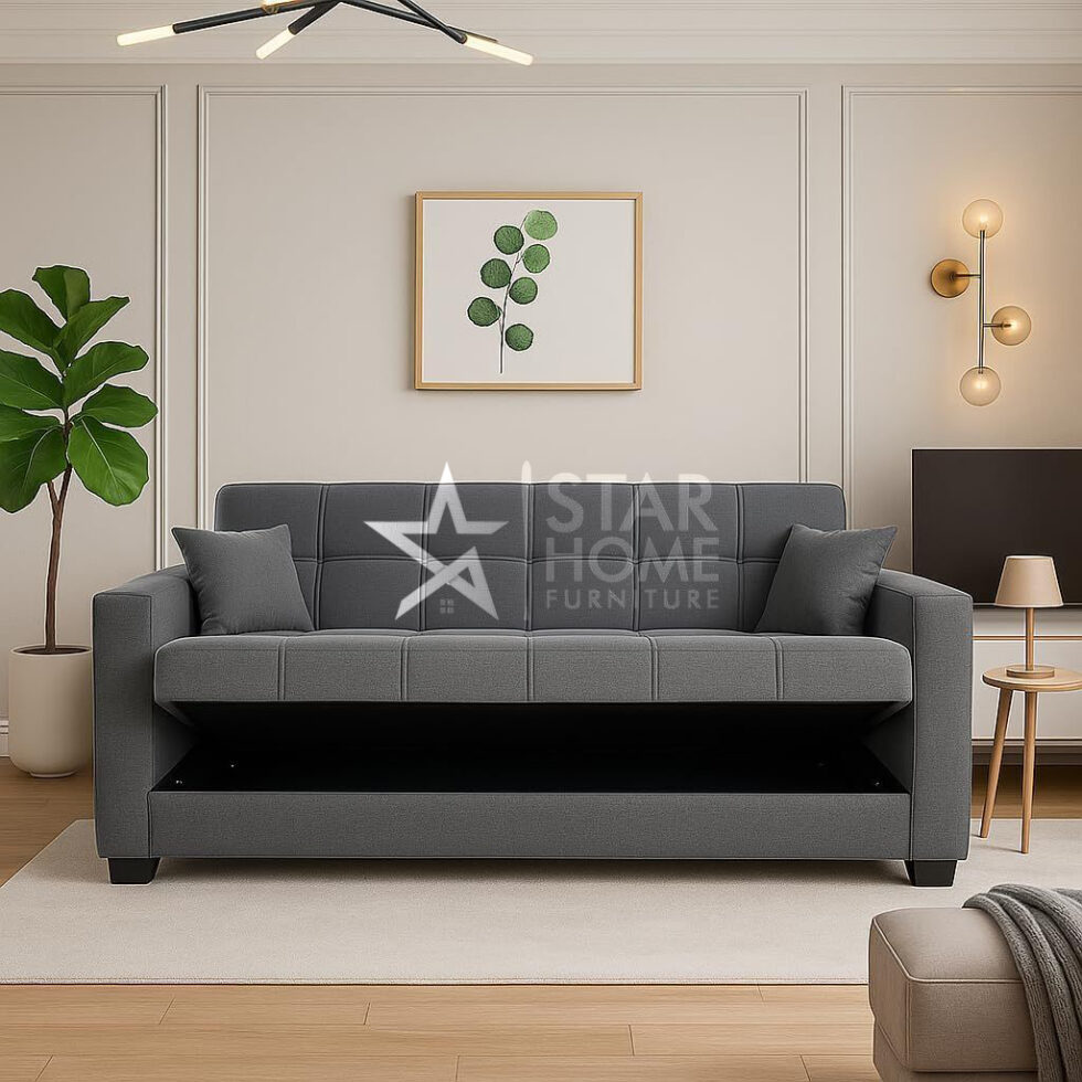 Aiken 3-Seater Sofa Cum Bed - SHF