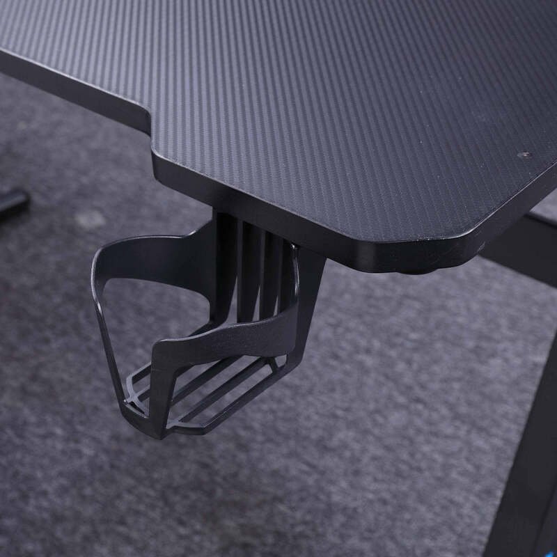 Avalos Gaming Desk RGB Z-Shaped - Black - 120cm Star Home Furniture