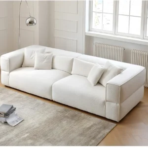 Carson 2-Seater Boucle Sofa - White Star Home Furniture