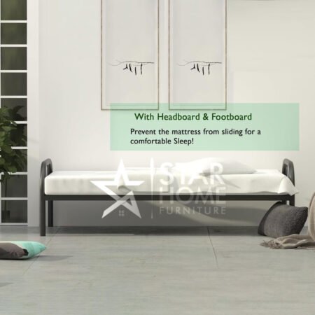 Evans Single Steel Bed - SHF
