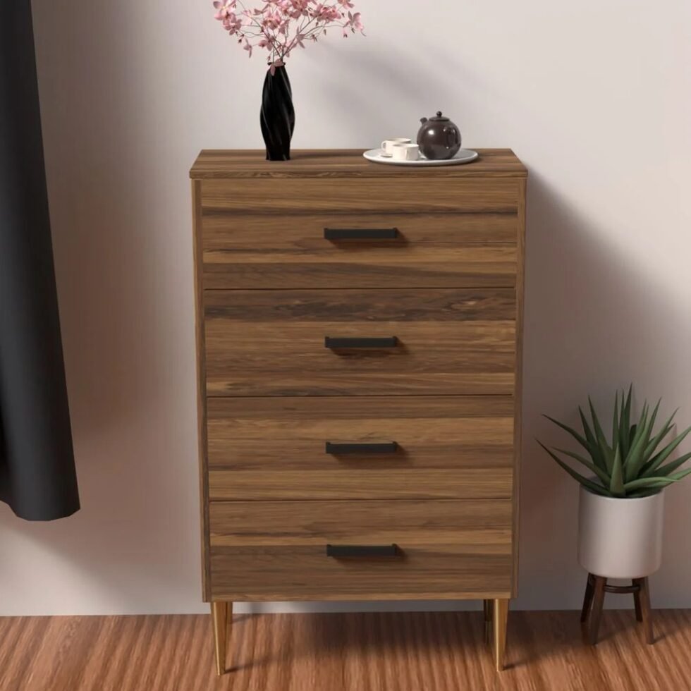 Farai 4-Drawers Wooden Chest of Drawer Star Home Furniture