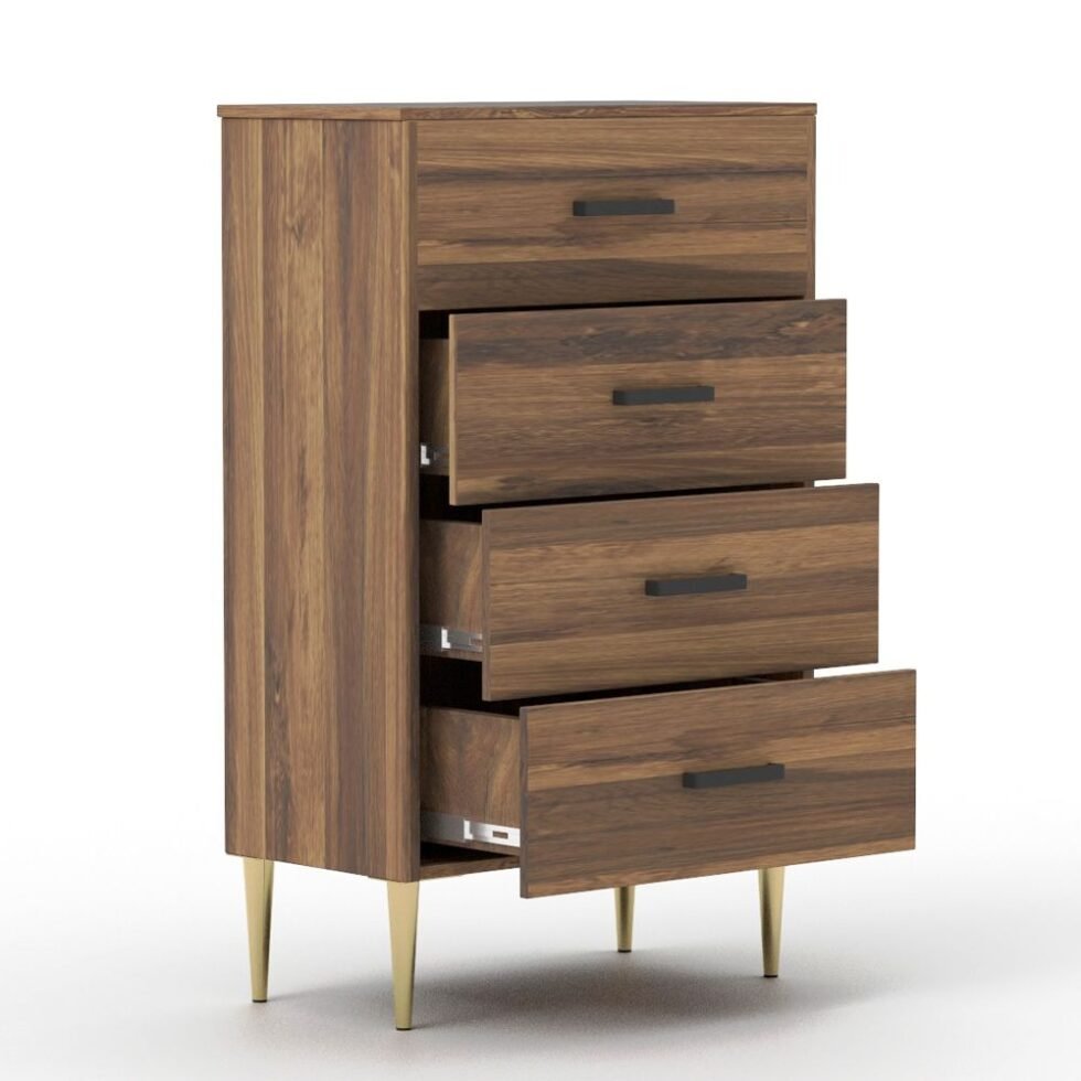 Farai 4-Drawers Wooden Chest of Drawer Star Home Furniture