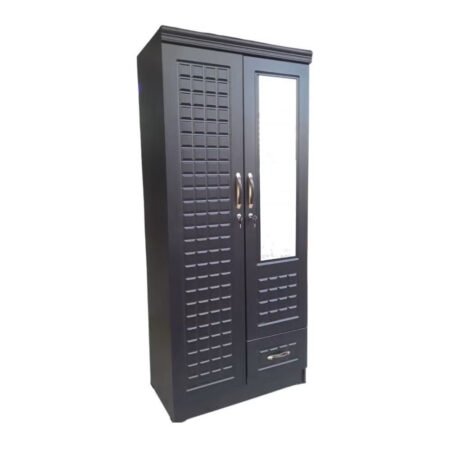 Morowa 2-Door Wooden Wardrobe Cabinet Star Home Furniture