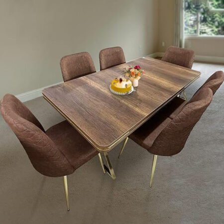 Rollins 7-Pieces Dining Table - Brown Star Home Furniture