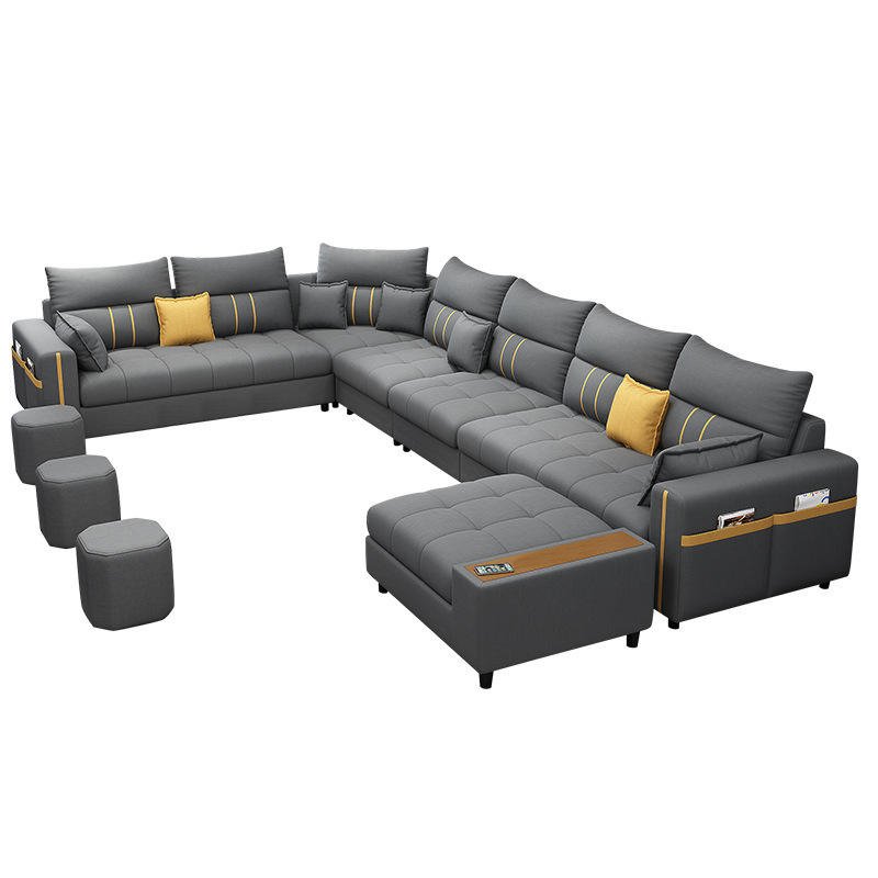 Screenland 7-Seater Leather L-Shape Corner Sofa Sets Star Home Furniture