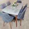 Winona 7-Pieces Dining Table - Light Blue Star Home Furniture