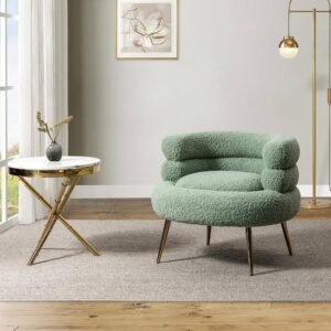 Accent Barrel 1-Seater Boucle Armchair Star Home Furniture