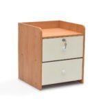 Bedside Table Mini Storage Oak White - 601