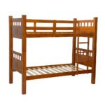 Double Decker 90x190 Solid Wood Bunk Bed Dirty Oak - 8090