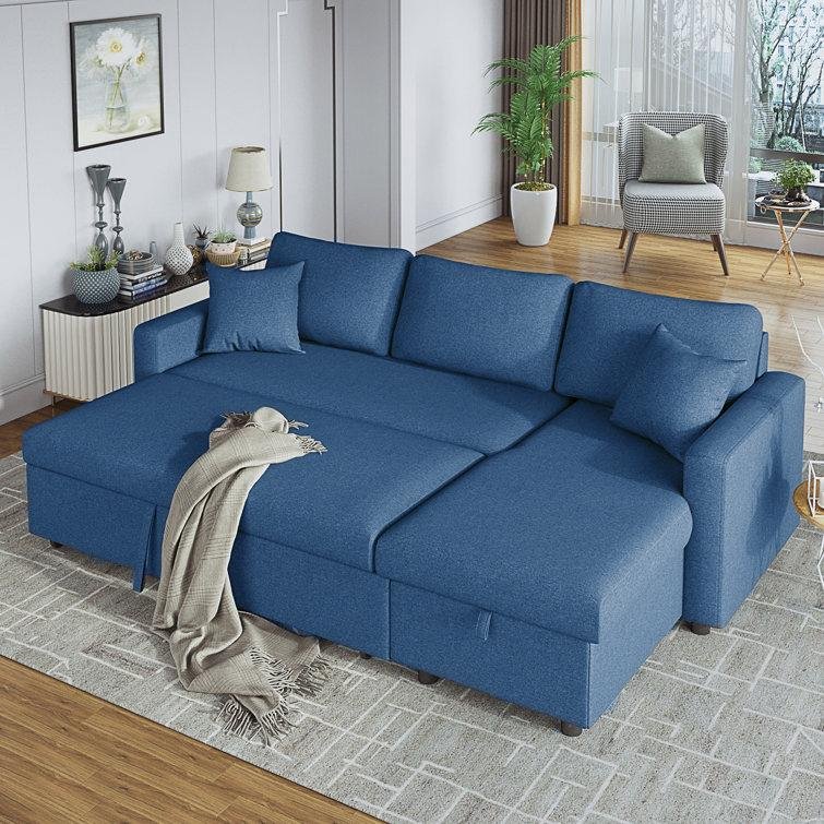 Mason Shadow 3-Seater L-Shape Corner Sofa Cum Bed - Star Home Furniture