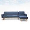 Abaco 3-Seater L-Shape Convertible Couch Sofa Cum Bed - Star Home Furniture