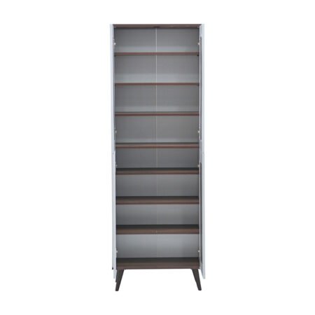 4-Door Shoe Cabinet & Racks - Columbia White - SHF52 - Star Home Furniture