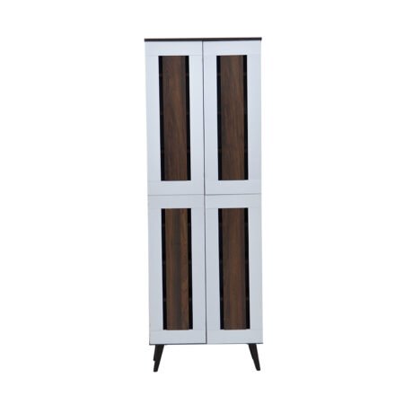 4-Door Shoe Cabinet & Racks - Columbia White - SHF52 - Star Home Furniture