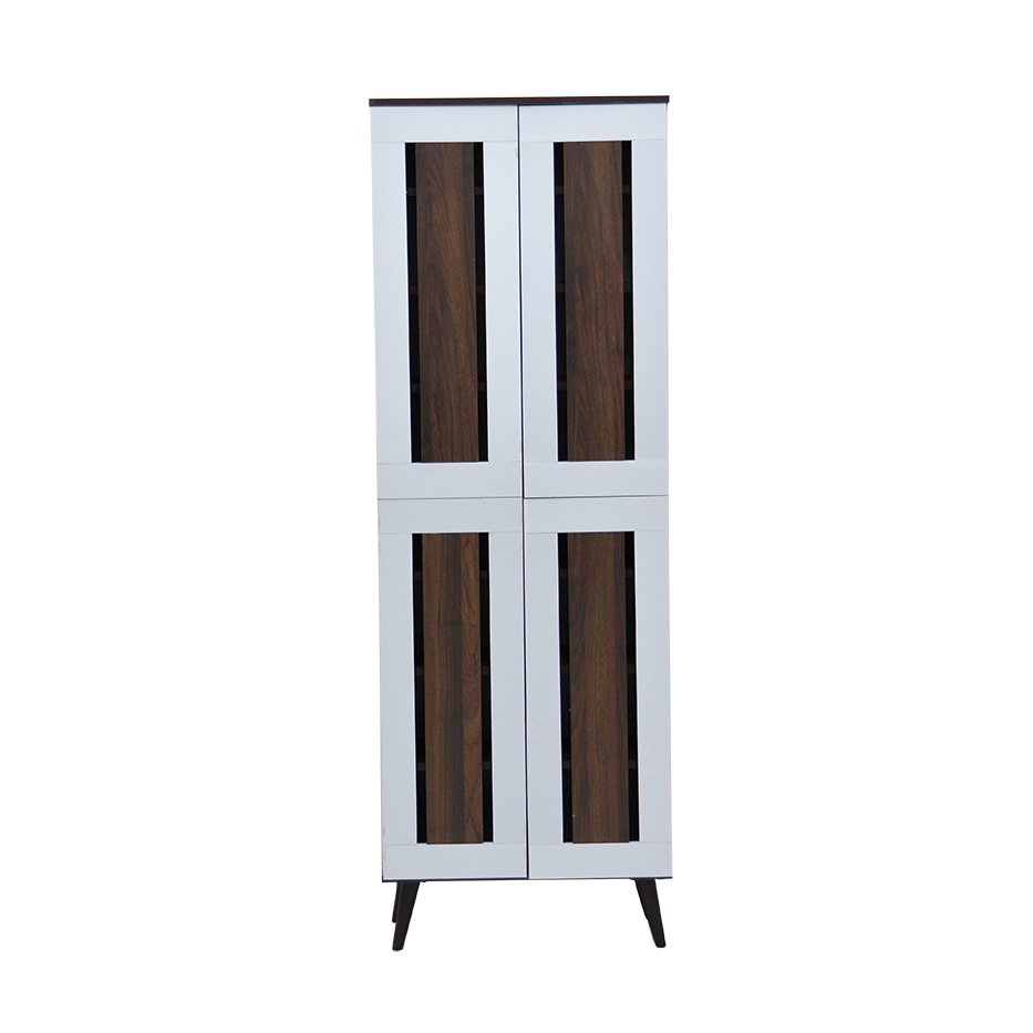 4-Door Shoe Cabinet & Racks - Columbia White - SHF52 - Star Home Furniture