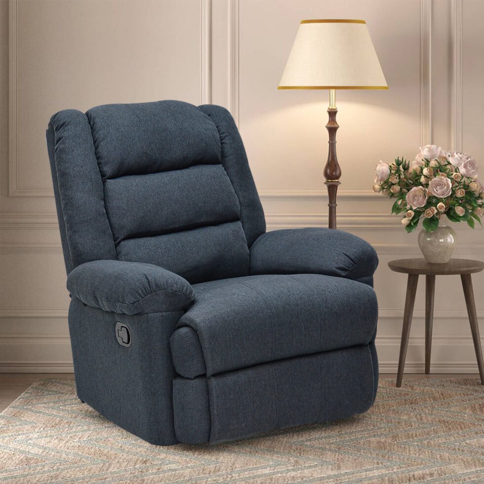 Recliner Manual Fabric Sofa - 3302 - Star Home Furniture