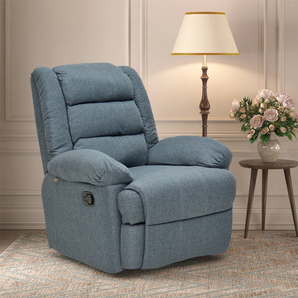 Recliner Manual Fabric Sofa - 3302 - Star Home Furniture