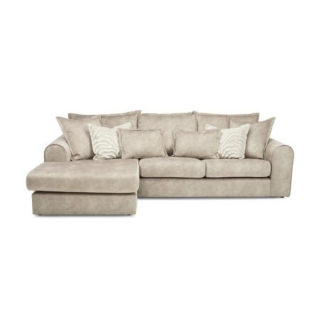 Serenis 3-Seater Left Hand Facing Chaise L-Shape Sofa - Star Home Furniture