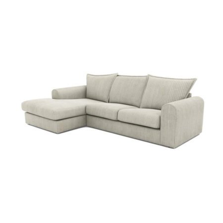 Serenis 3-Seater Left Hand Facing Corduroy L-Shape Sofa - Star Home Furniture