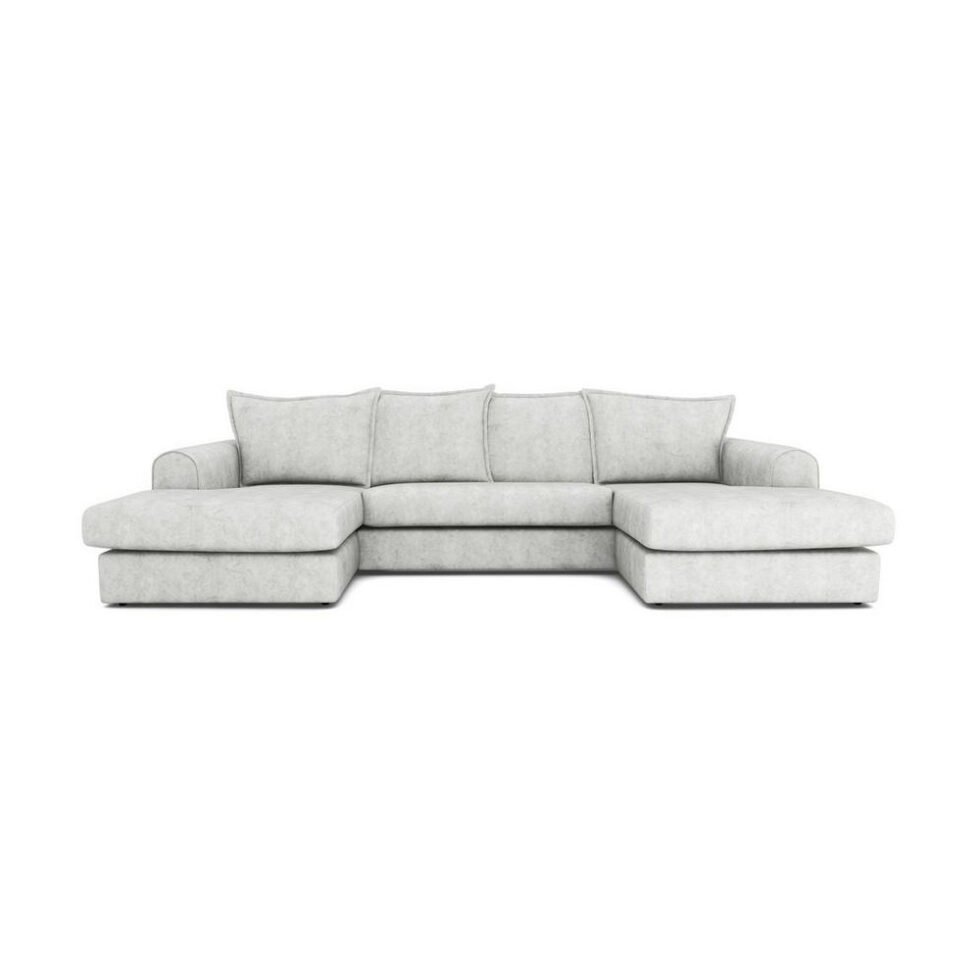 Serenis 4-Seater Large Double Ended Chaise U-Shape Sofa - Star Home Furniture