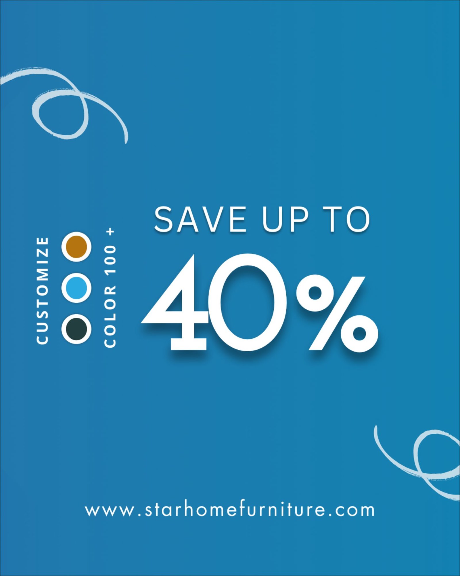 FLAT 40% OFF – YOUR FAVORITES JUST GOT CHEAPER!
😍 Massive savings alert!
Enjoy a flat 40% discount on must-have items. Grab yours before they're gone!
#40PercentOff #EidDeals #BigSale #starhomefurniture