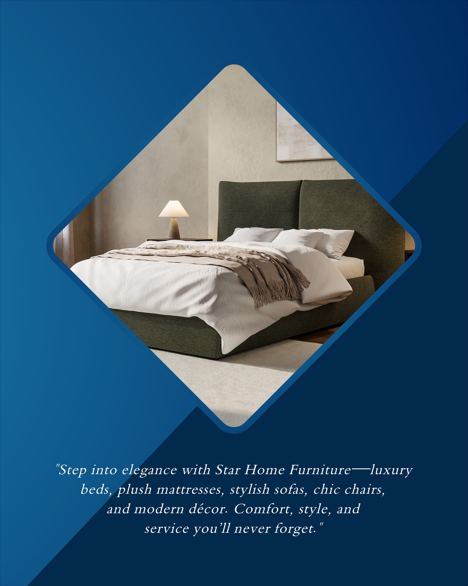 ✨ Step Into a World of Elegance with Star Home Furniture ✨
Where luxury meets comfort and every corner of your home tells a story of style. 💎🛏️ Dreamy Beds & Plush Mattresses – Sleep like royalty
🛋️ Stylish Sofas & Chic Chairs – Lounge in unmatched elegance
🪞 Modern Décor – Curate spaces that inspire aweBecause your home deserves more than furniture—it deserves an experience. 💫🇦🇪 Proudly Made in Dubai | Designed to Elevate Your Lifestyle🛒 Upgrade your space today with Star Home Furniture#StarHomeFurniture #LuxuryLiving #WhereComfortMeetsStyle #DubaiLuxuryInteriors #MadeInDubai #DreamHome #ModernElegance #ChicAndCozy #LuxuryLifestyle #ElevatedLiving