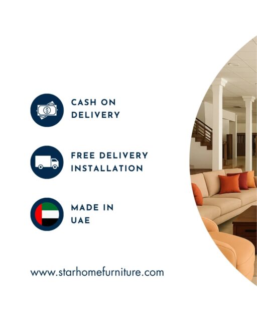 🛋 Star Home Furniture – Redefine Your Home, Redefine Your Style ✨✅ Cash on Delivery 🚚
✅ Free Delivery & Installation 🛠️
✅ Proudly Made in UAE 🇦🇪
✅ Shop Now 👉 www.starhomefurniture.com💫 From luxury beds for restful nights, plush sofas for cozy moments, to smart storage & elegant décor – we bring comfort, style, and elegance to every home in Dubai & across the UAE.Transform your home today – because you deserve the best! 🏡❤️#StarHomeFurniture #DubaiFurniture #LuxuryHomes #HomeDecorUAE #MadeInUAE #DubaiLifestyle #ElegantLiving #CozyLiving #FurnitureDubai