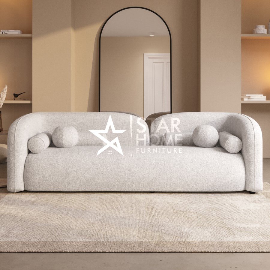 Elma 3-Seater Cloud Curved Sofa - SHF