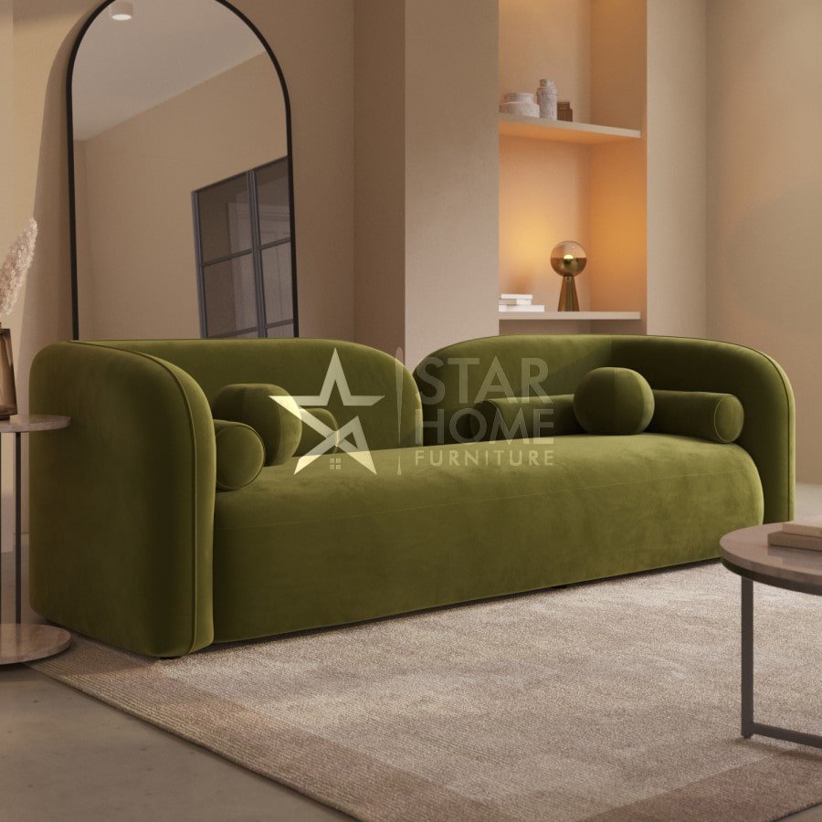 Elma 3-Seater Cloud Curved Sofa - SHF