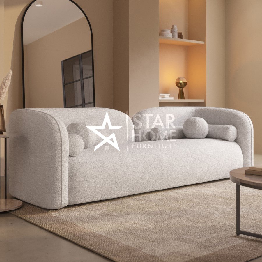 Elma 3-Seater Cloud Curved Sofa - SHF
