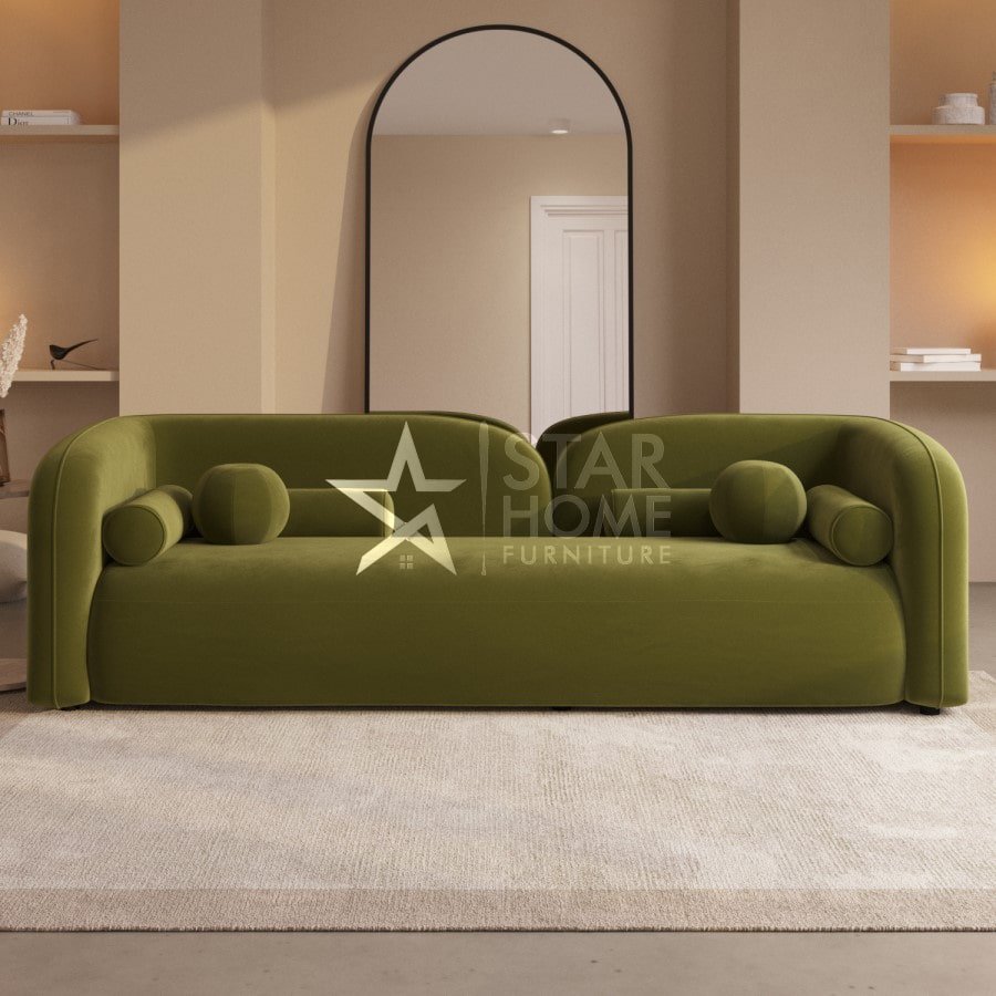 Elma 3-Seater Cloud Curved Sofa - SHF