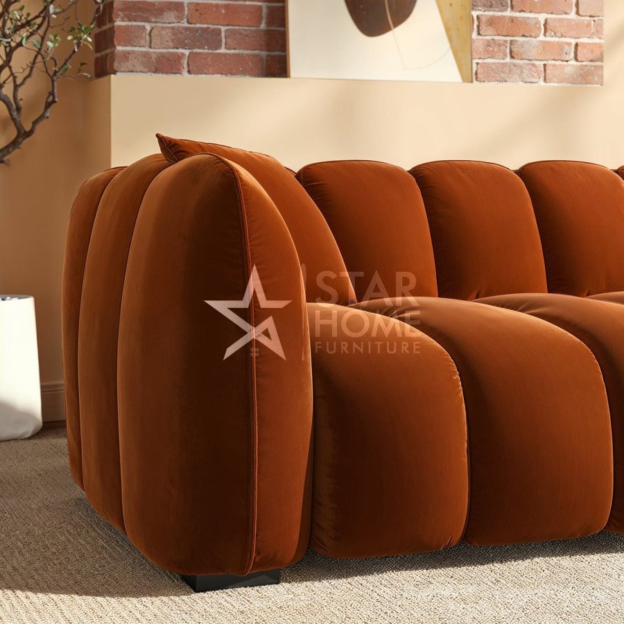 Elod 3-Seater Velvet Sofa - SHF