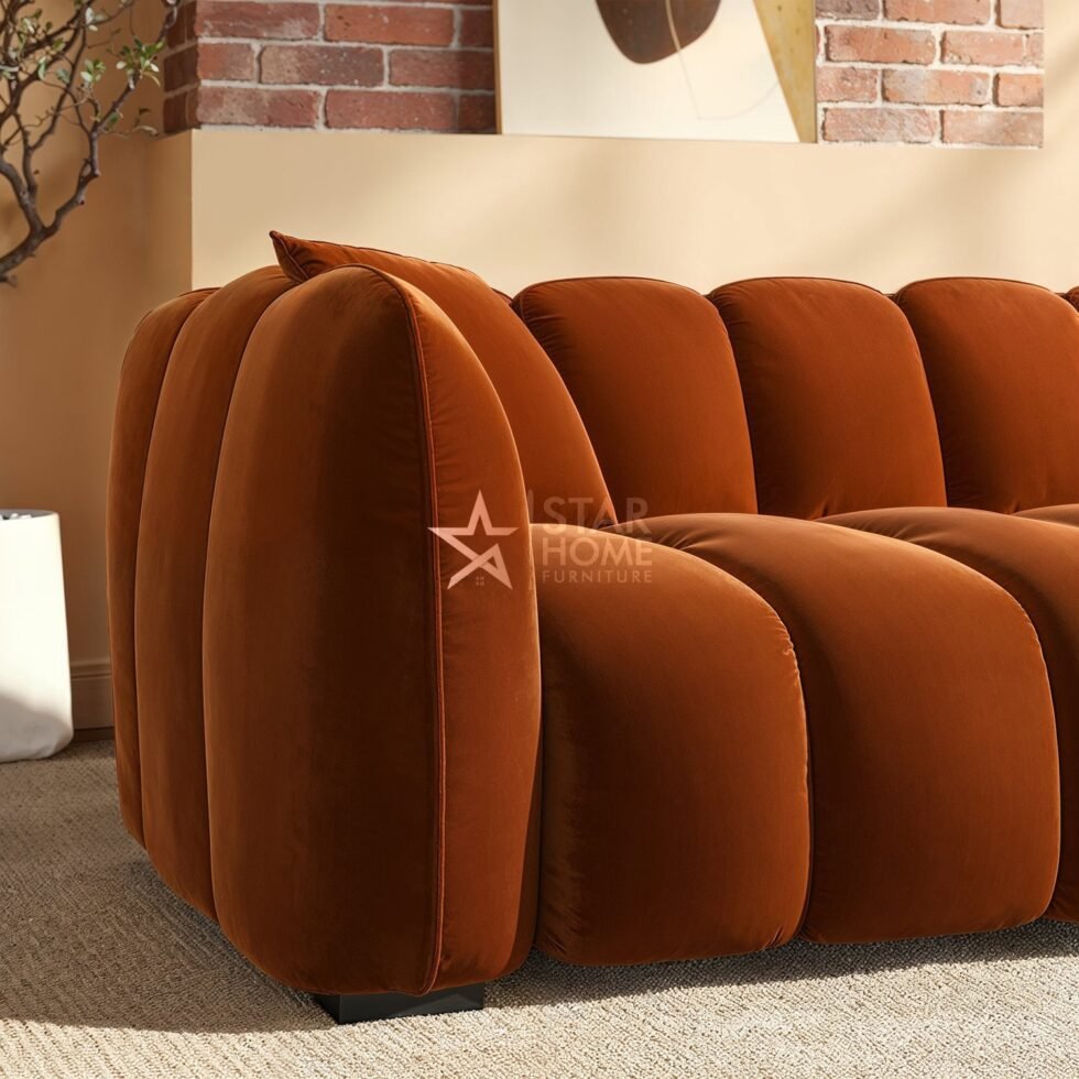 Elod 3-Seater Velvet Sofa - SHF
