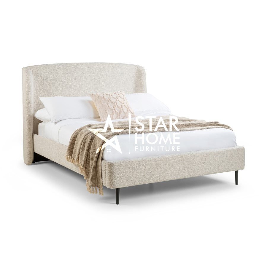 Julian Bowen Boucle Double Bed Frame - SHF