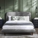 Julian Bowen Boucle King Size Bed Frame - Grey