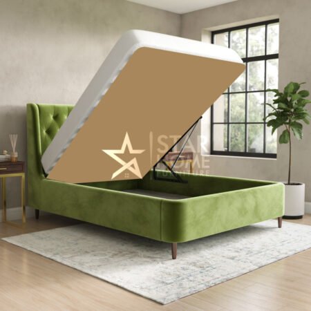 Amara Upholstered Ottoman Bed - SHF