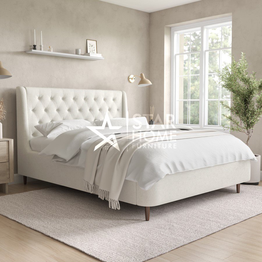 Amara Upholstered Ottoman Bed - SHF