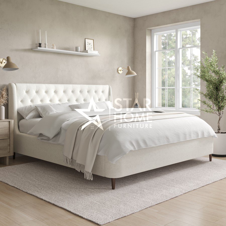 Amara Upholstered Ottoman Bed - SHF