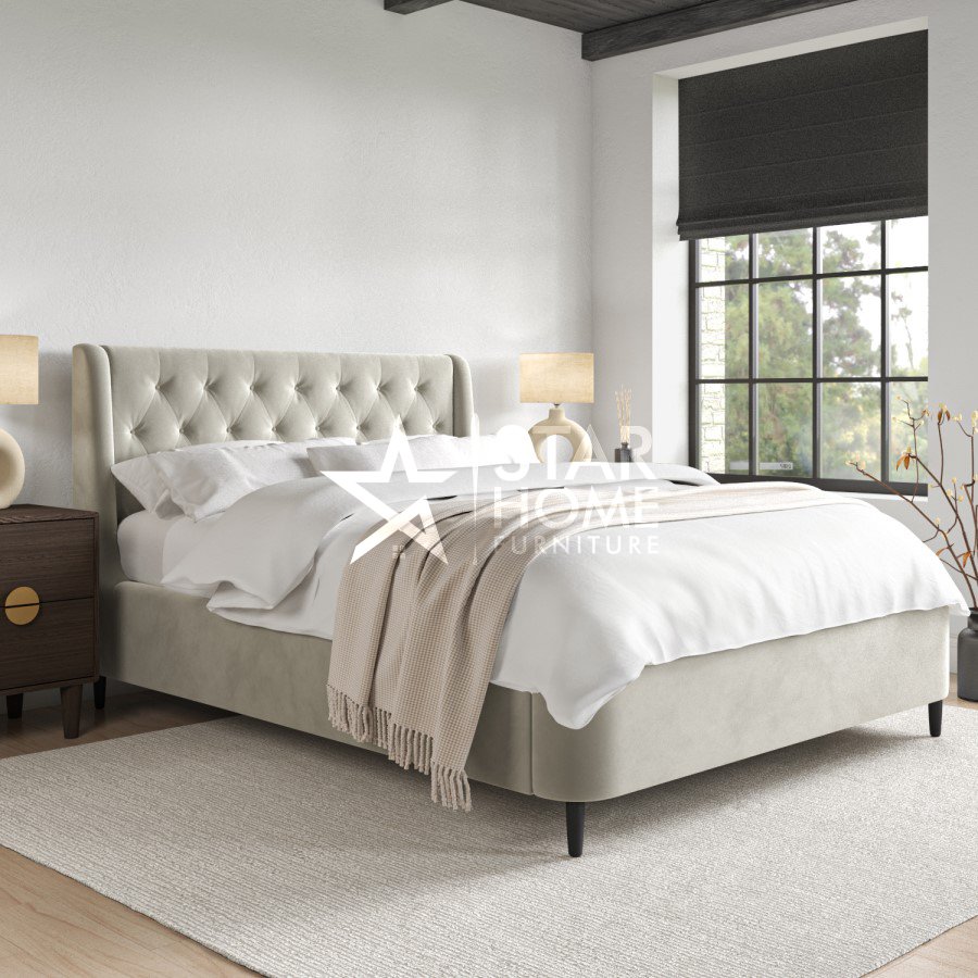 Amara Upholstered Ottoman Bed - SHF