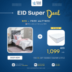 Pacific Single Velvet Bed - 90x200 cm + FREE Mattress
