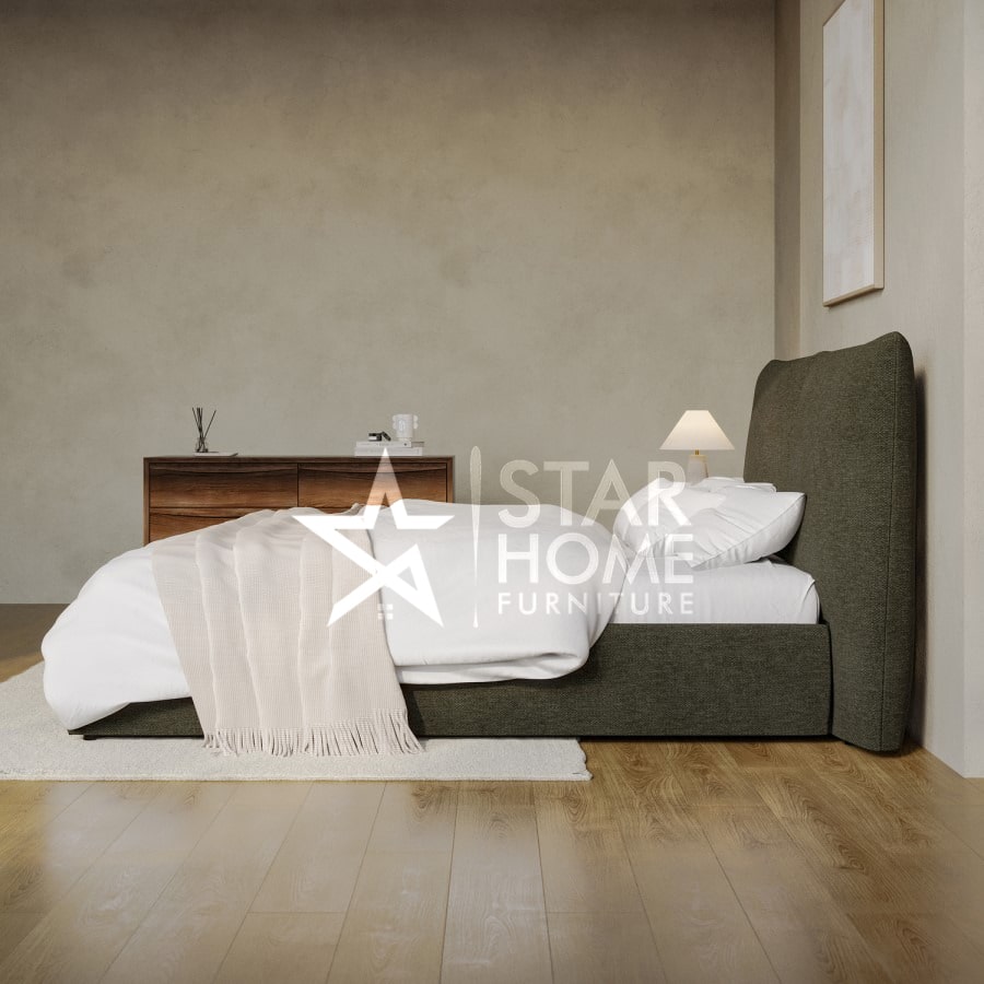 Dune Ottoman With Pillow Headboard Bed - SHF