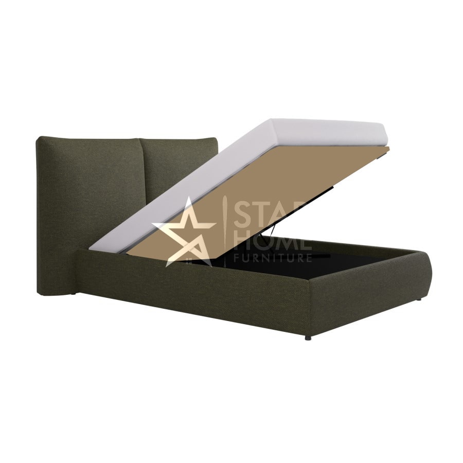 Dune Ottoman With Pillow Headboard Bed - SHF