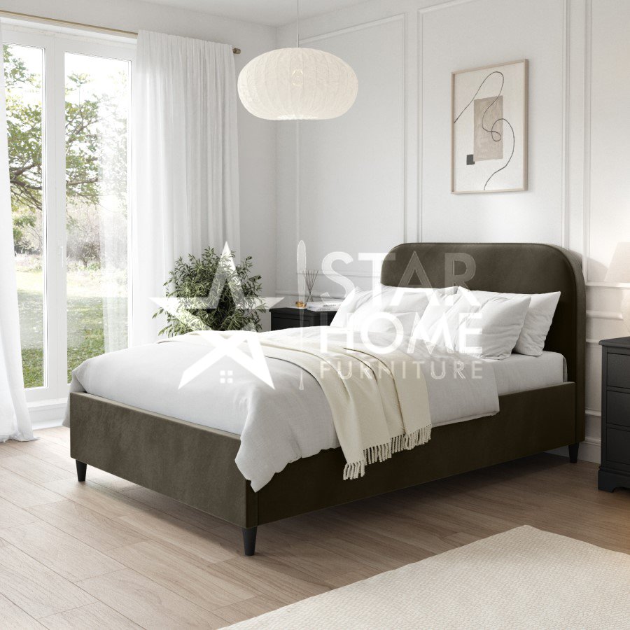 Zara Velvet Frame Bed - SHF