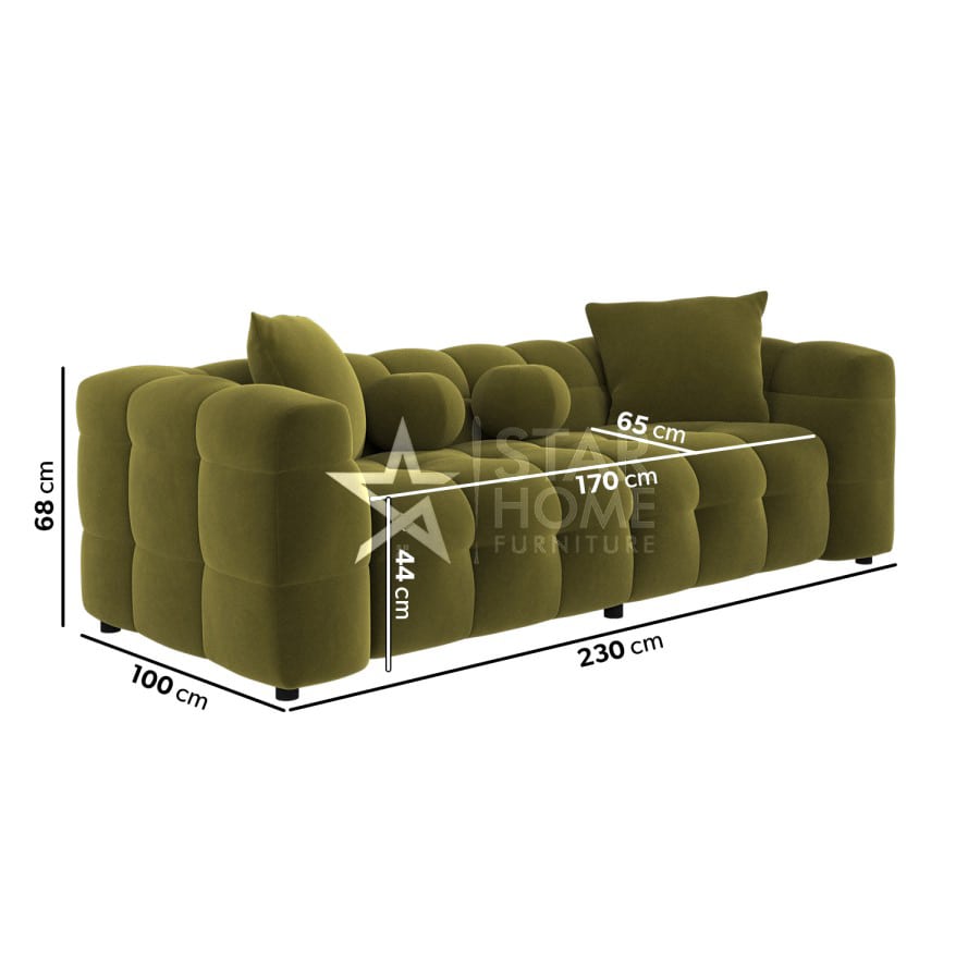 Alessia 3-Seater Cloud Sofa - SHF