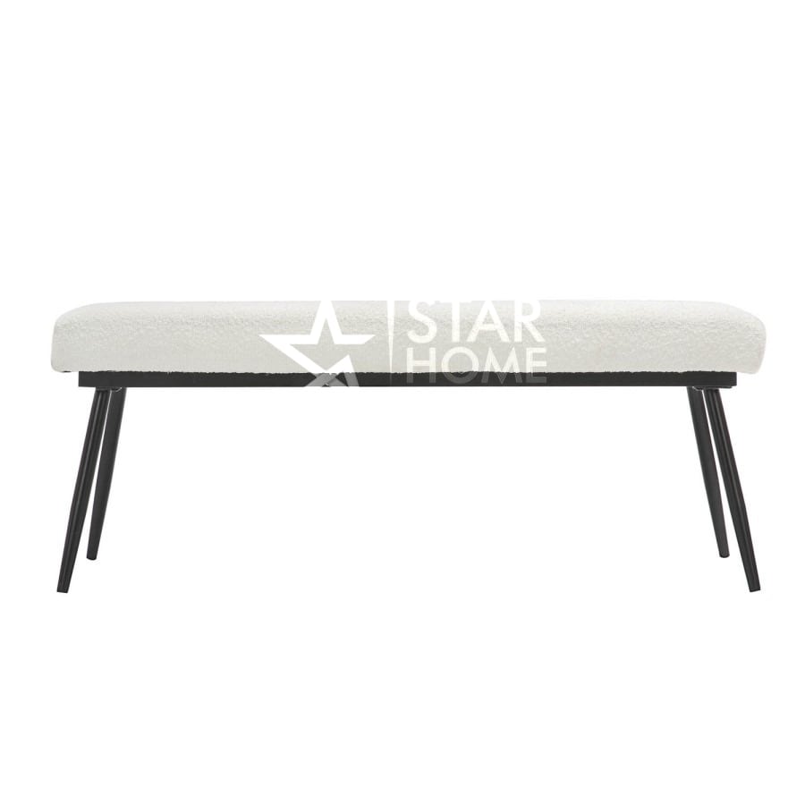 Ally 2-Seater Large Hallway Boucle Bench - SHF