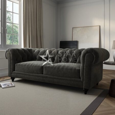 Beatie 3-Seater Chesterfield Fabric Sofa - SHF