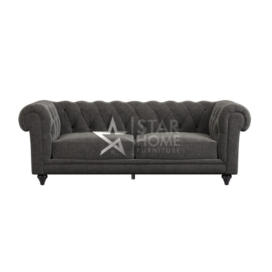 Beatie 3-Seater Chesterfield Fabric Sofa - SHF