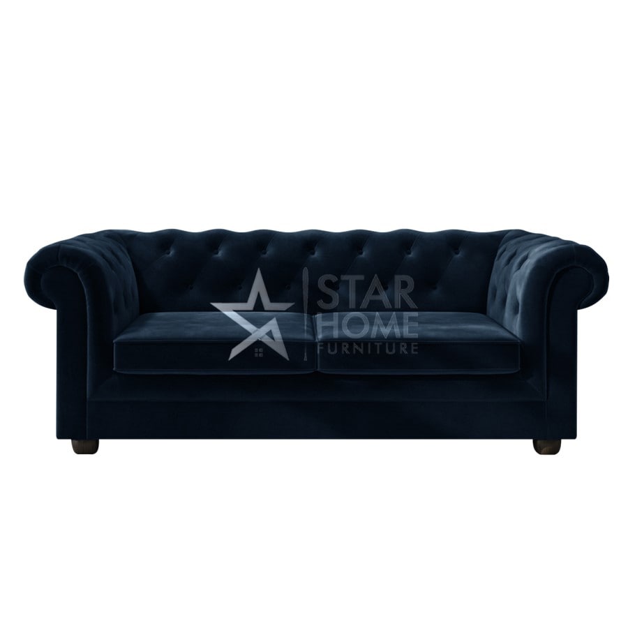 Bronte 3-Seater Chesterfield Velvet Sofa - SHF